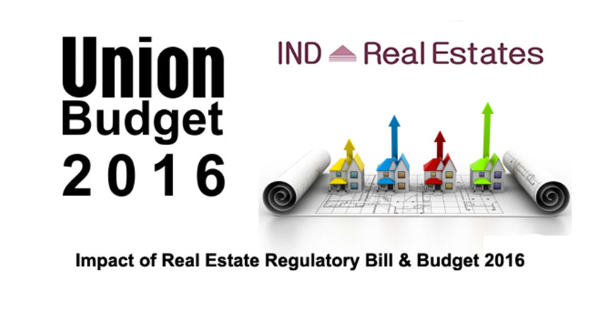 Impact of Real Estate Regulatory Bill & Budget 2016