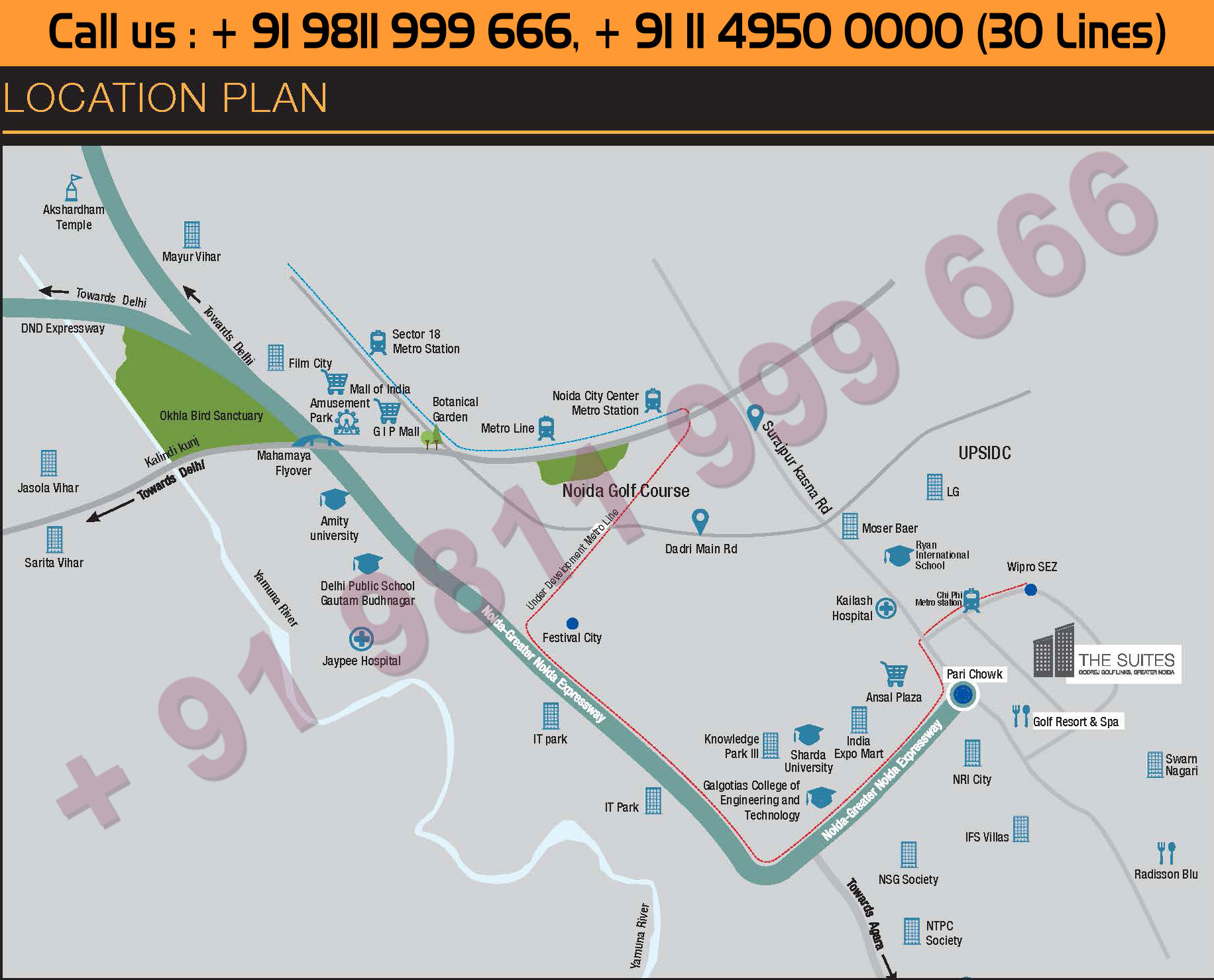 Location Map - Godrej The Suites Greater Noida